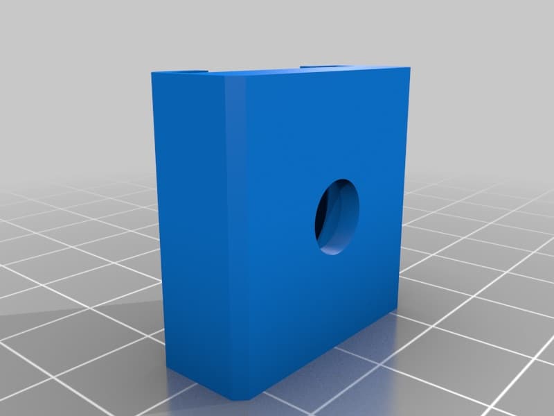 Cold shoe to 1/4-20 adapter, rendered preview