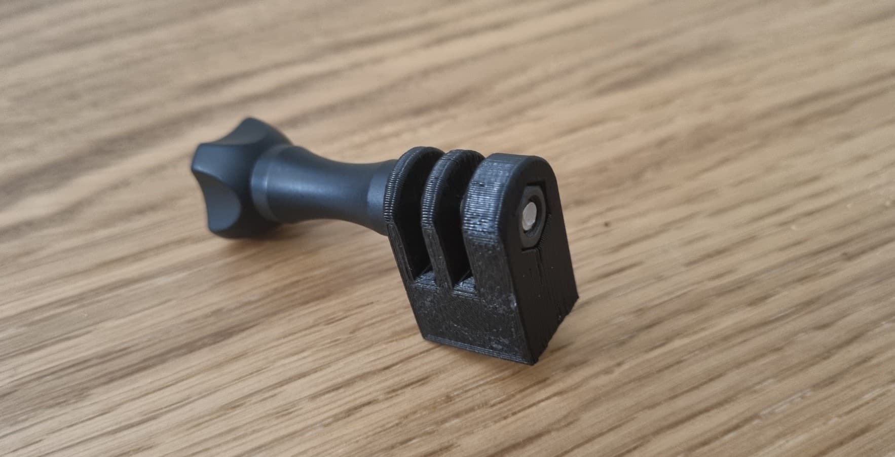 GoPro tripod screw mount, printed part